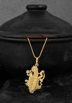 Gold-Plated Temple Necklace for Women | Stylish Party & Everyday Wear | Gift for Her