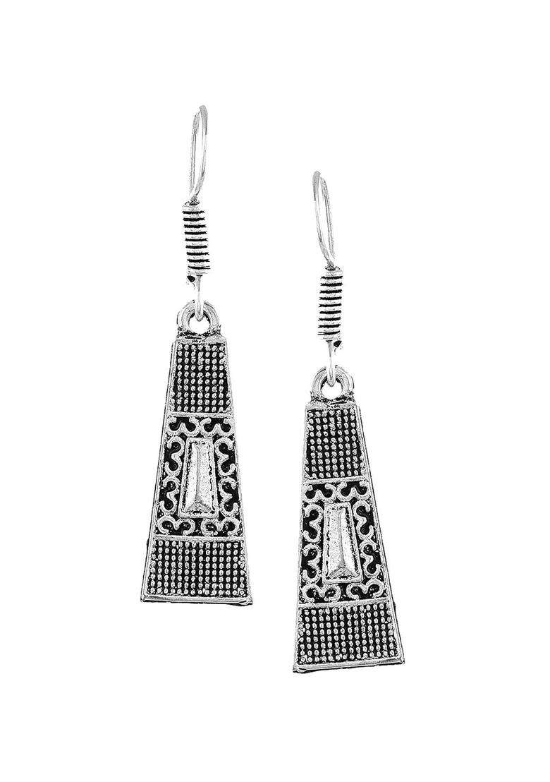 Oxidised Silver-Plated Trendy Temple Jewelry for for Women | Traditional Temple Jewellery for Wedding & Festive Wear | Gift for Her - Indya
