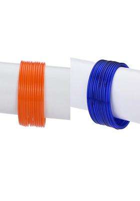 Orange Bangle for Women | Traditional Temple Jewellery for Wedding & Festive Wear | Gift for Her