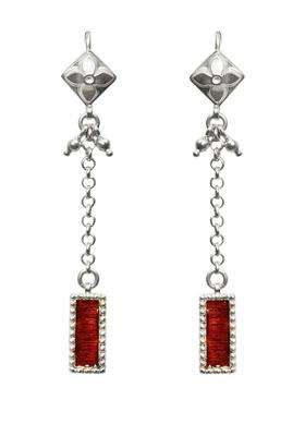 Silver-Plated Contemporary Drop Earrings for Women | Traditional Temple Jewellery for Wedding & Festive Wear | Gift for Her