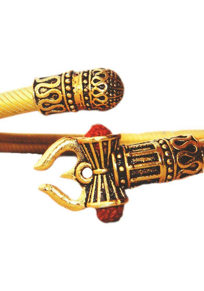 Temple Kada Bracelet for Men & Women | Stylish Party & Everyday Wear | Festive Gift - Indya