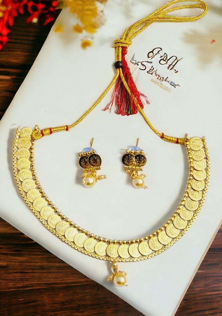 Gold-Plated Temple Jewellery Set for Women | Stylish Party & Everyday Wear | Gift for Her - Indya