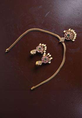 Temple Pendant and Earrings for Women | Traditional Temple Jewellery for Wedding & Festive Wear | Gift for Her