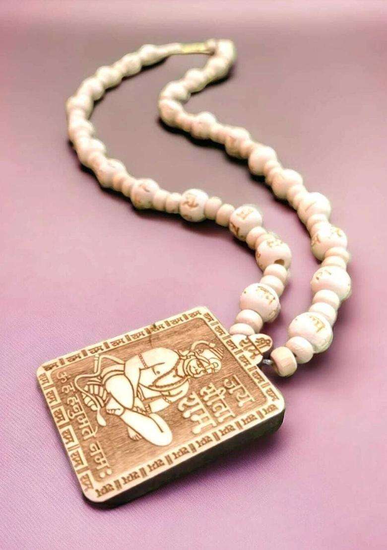 Silver Temple Necklace for Men | Traditional Temple Jewellery for Wedding & Festive Wear | Gift for Him - Indya