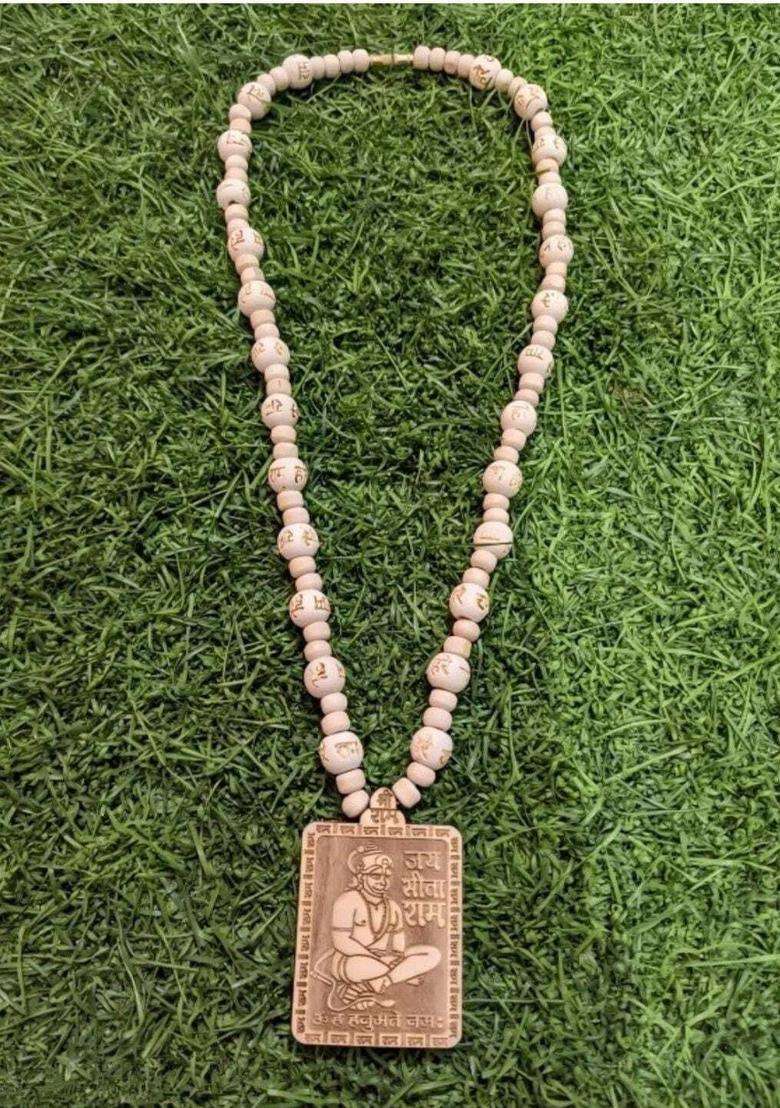 Silver Temple Necklace for Men | Traditional Temple Jewellery for Wedding & Festive Wear | Gift for Him - Indya