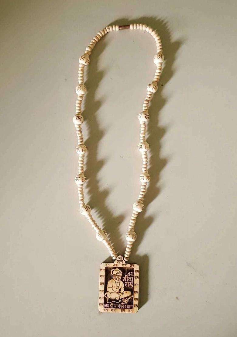 Silver Temple Necklace for Men | Traditional Temple Jewellery for Wedding & Festive Wear | Gift for Him - Indya