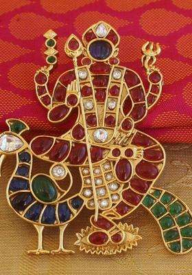 Gold-Plated Pendants for Women | Traditional Temple Jewellery for Wedding & Festive Wear | Gift for Her