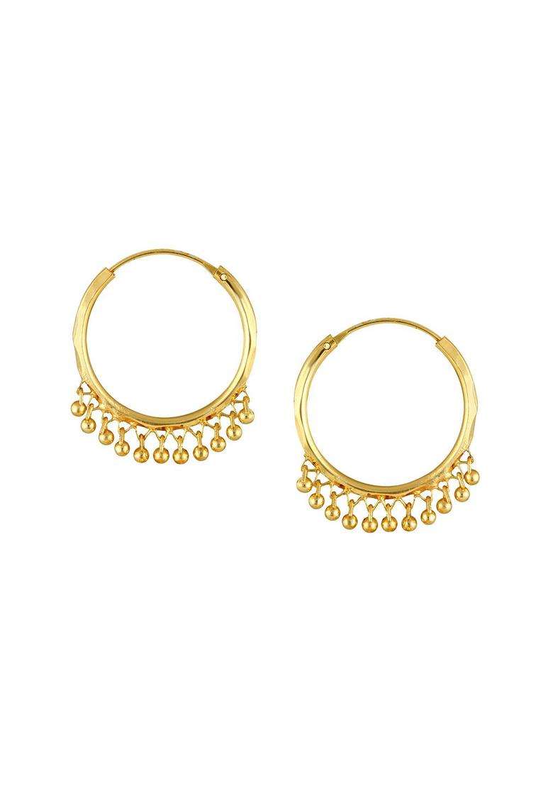 Gold-Plated Chandbalis Earrings for Women | Stylish Party & Everyday Wear | Gift for Her - Indya