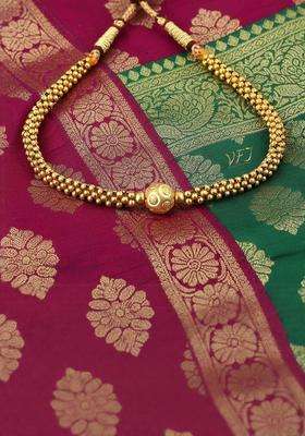 Gold-Plated Statement Necklace for Women | Traditional Temple Jewellery for Wedding & Festive Wear | Gift for Her