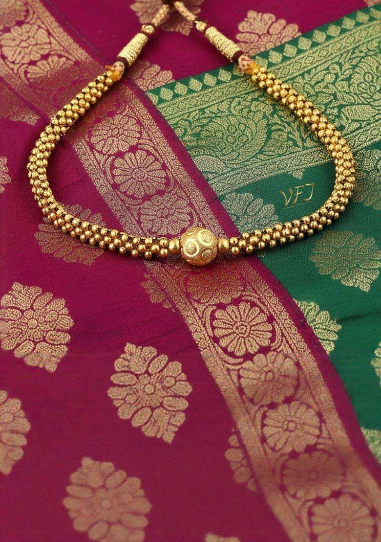 Gold-Plated Statement Necklace for Women | Traditional Temple Jewellery for Wedding & Festive Wear | Gift for Her - Indya
