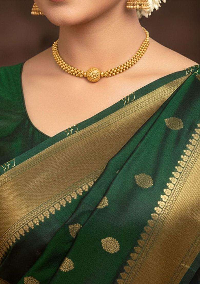 Gold-Plated Statement Necklace for Women | Traditional Temple Jewellery for Wedding & Festive Wear | Gift for Her - Indya