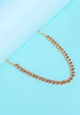 Brass Gold-Plated Temple Necklace for Women | Traditional Temple Jewellery for Wedding & Festive Wear | Gift for Her
