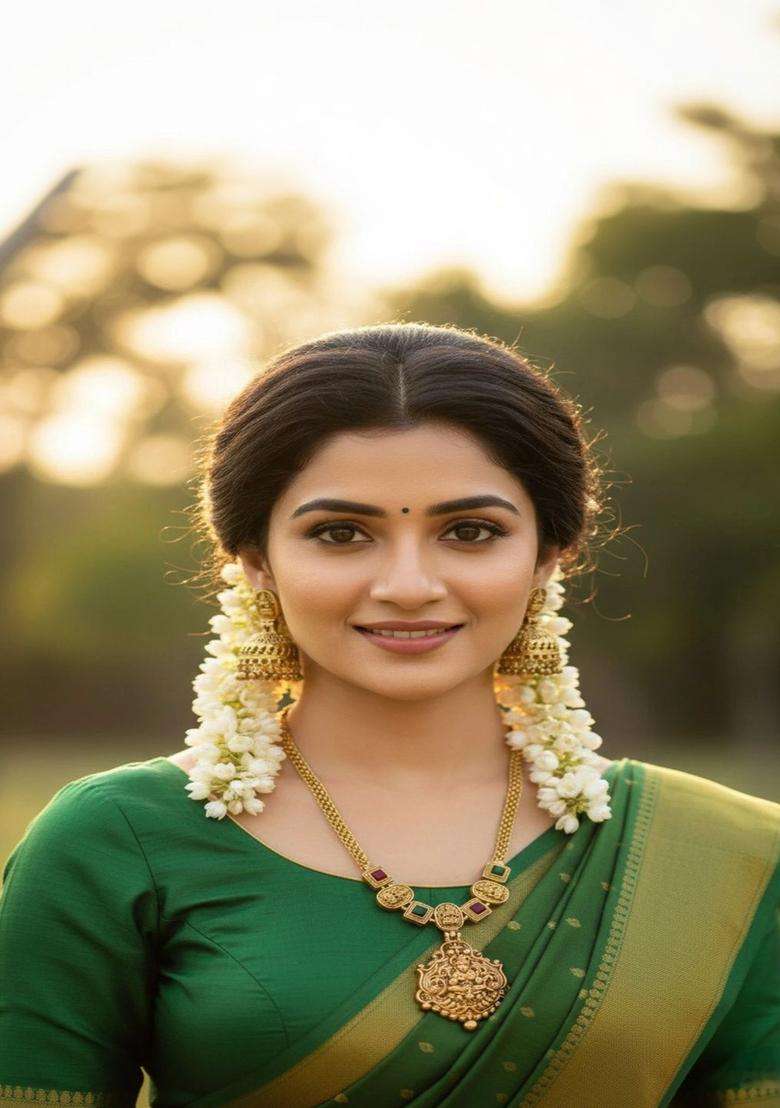 Gold-Plated Temple Stone Studded & Beaded Necklace and Earrings for Women | Traditional Temple Jewellery for Wedding & Festive Wear | Gift for Her - Indya