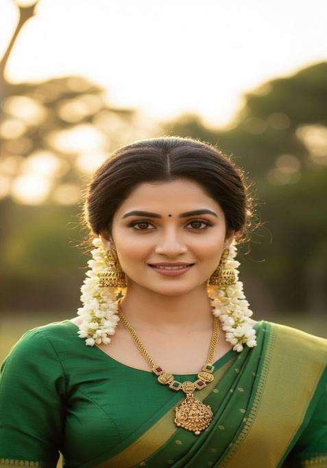 Gold-Plated Temple Stone Studded & Beaded Necklace and Earrings for Women | Traditional Temple Jewellery for Wedding & Festive Wear | Gift for Her