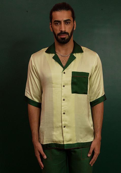 Green Evergreen Printed Shirt