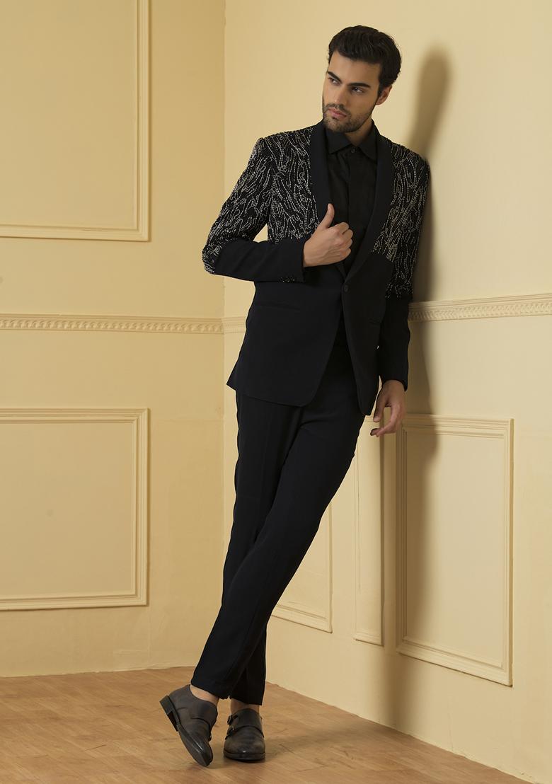 Blue Blazer Set For Men