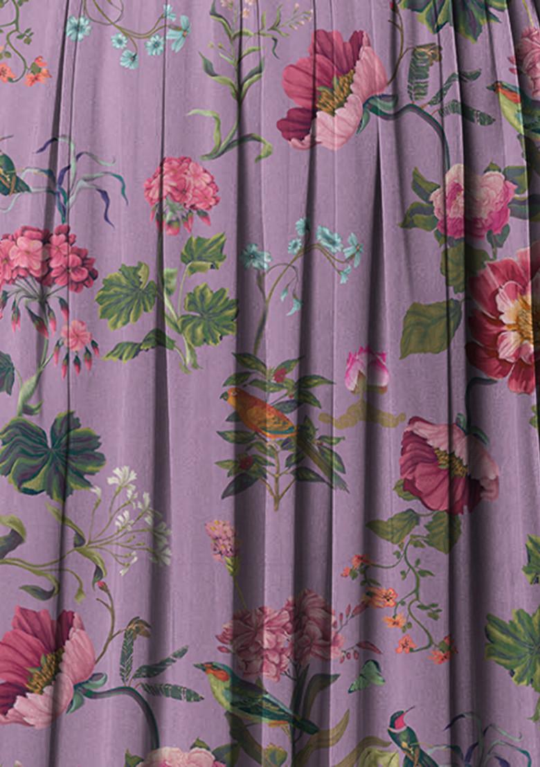 Pink Lehenga Set With Geometric Pearl Hand Embroidered Blouse And Choker Dupatta