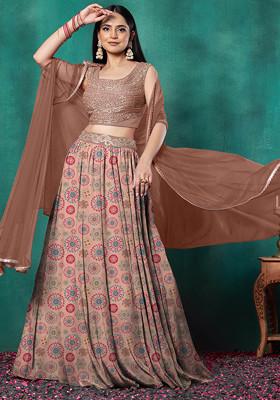 Light Pink Lehenga Set With Paisley Dori Hand Embroidered Blouse And Dupatta