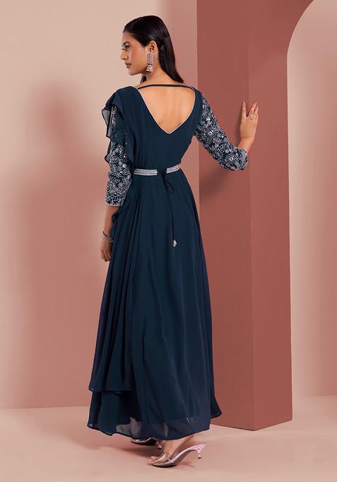 Moonflower Kurta (Teal)
