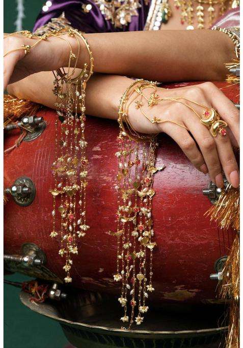 Gold Brass Bangle Bracelets & Cuffs