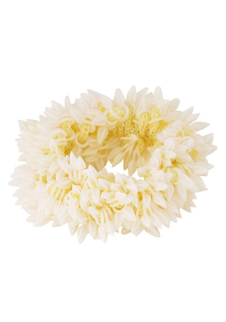 White Plastic Hair Accessories - Indya