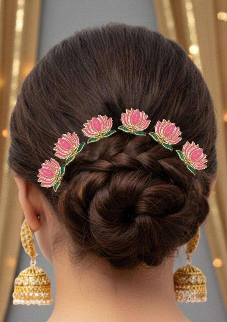 Multi Alloy Hair Accessories - Indya