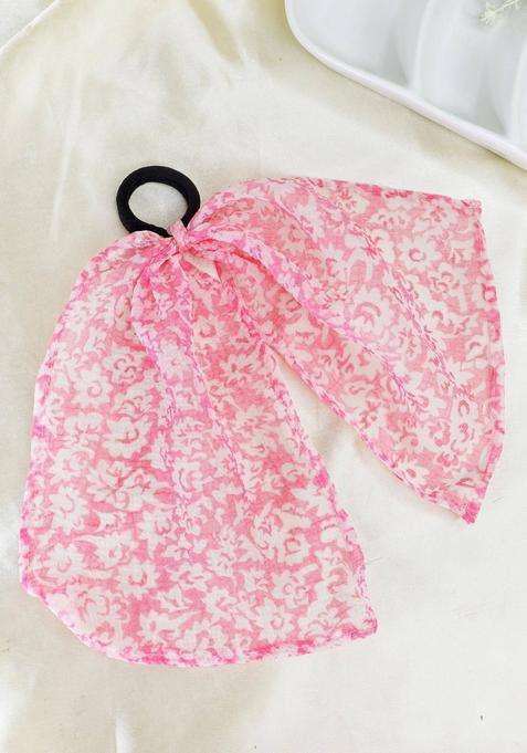 Pink Satin Hair Accessories