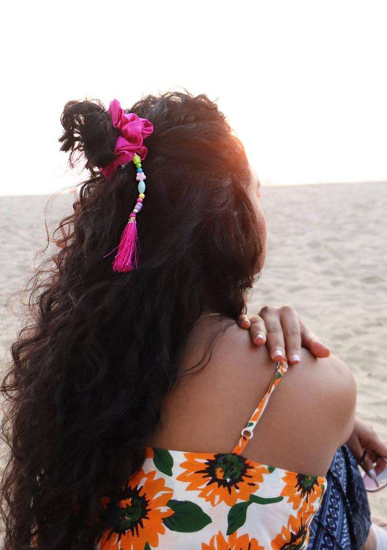 Pink Hair Accessories - Indya