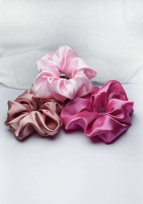 Multi Solid Satin Hair Accessories