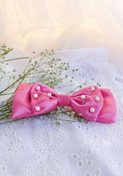 Pink Embellished Hair Accessories