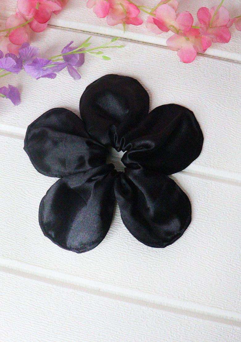 Black Solid Hair Accessories - Indya