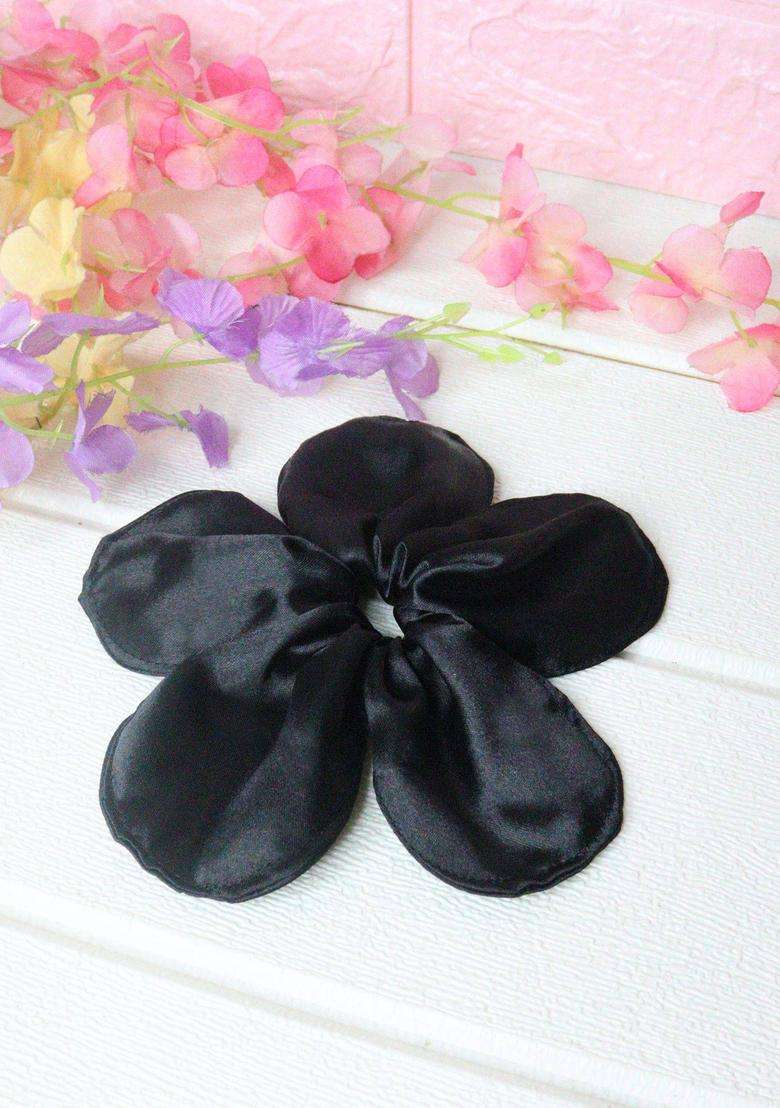 Black Solid Hair Accessories - Indya