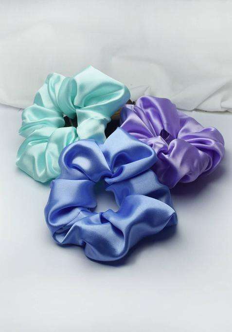 Multi Solid Satin Hair Accessories
