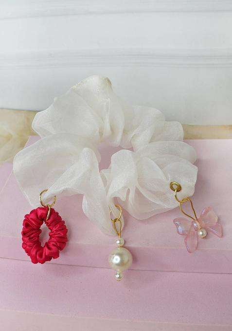 White Organza Hair Accessories