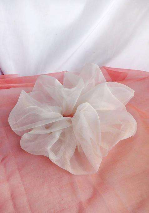 White Solid Nylon Hair Accessories