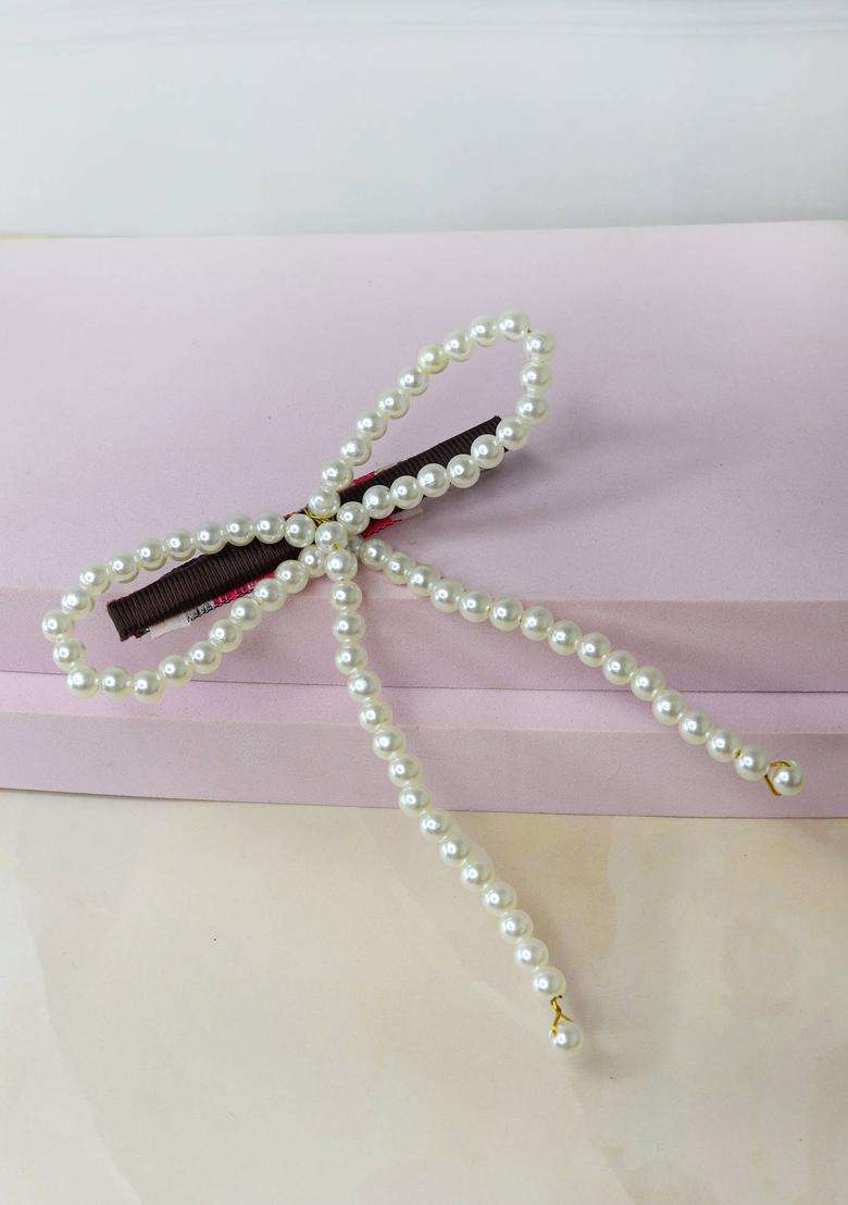 White Hair Accessories - Indya
