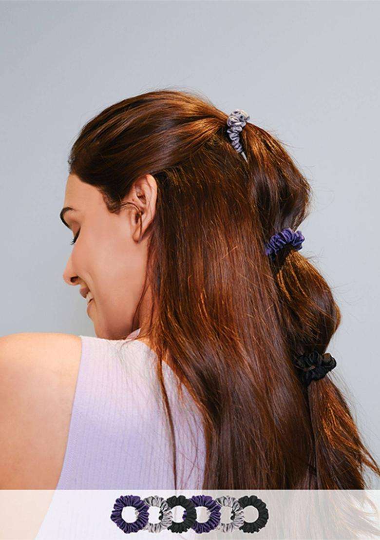 Multi Solid Hair Accessories - Indya