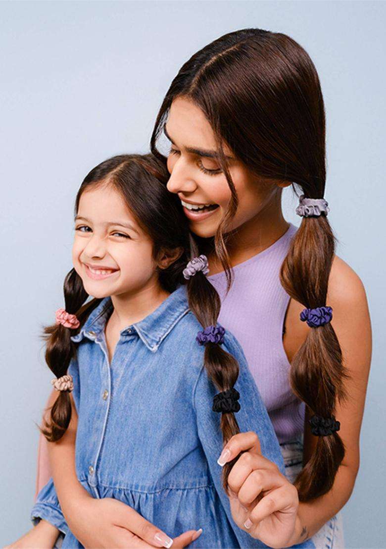 Multi Solid Hair Accessories - Indya