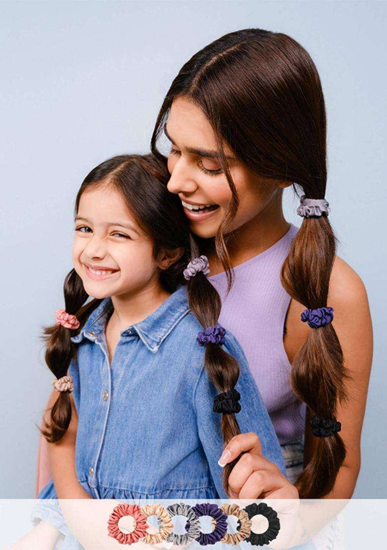 Multi Solid Hair Accessories - Indya