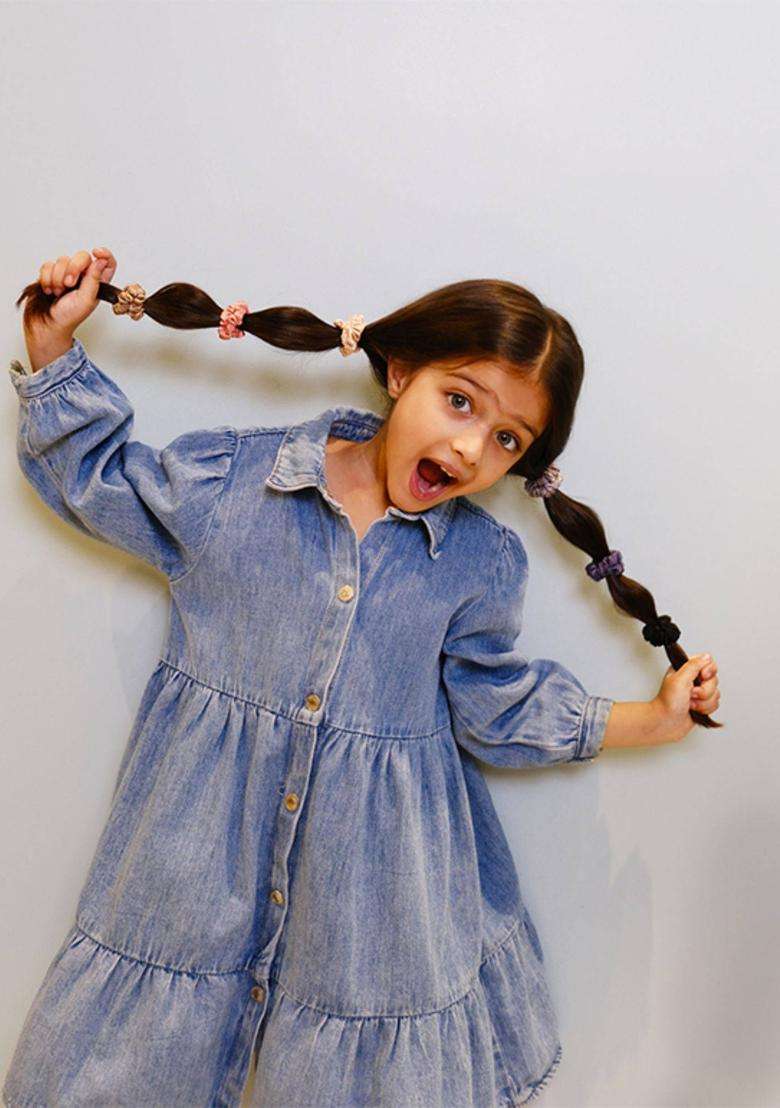 Multi Solid Hair Accessories - Indya