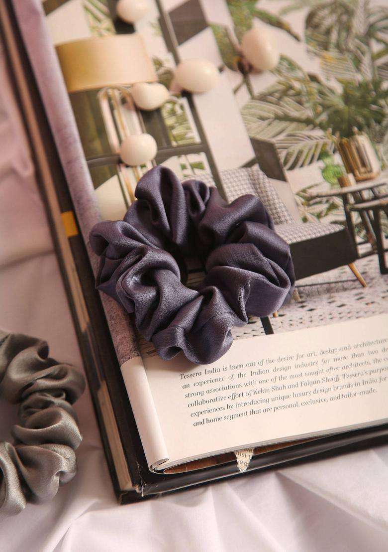 Multi Solid Silk Hair Accessories - Indya