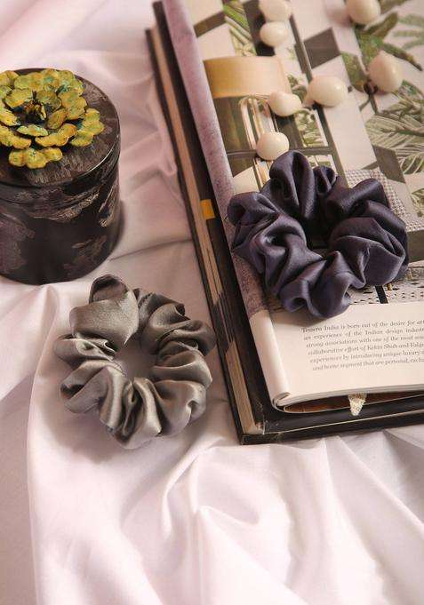 Multi Solid Silk Hair Accessories