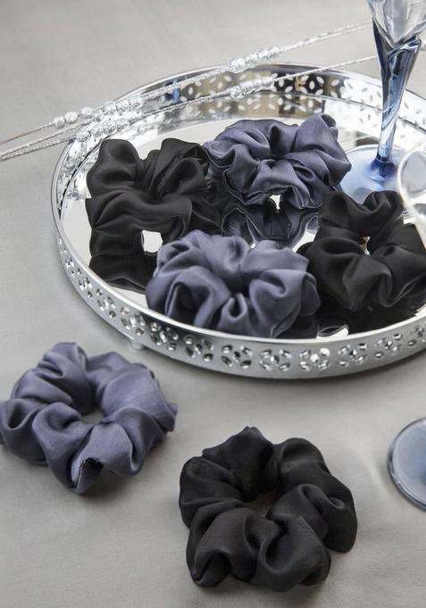 Multi Solid Silk Hair Accessories
