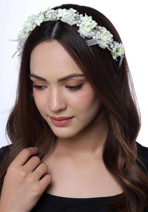 White Solid Hair Accessories