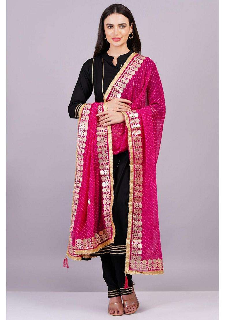 Black Solid Viscose Kurta Set - Indya