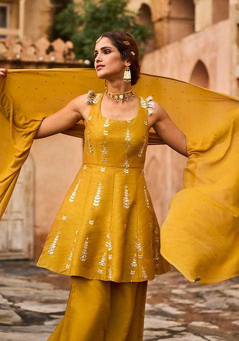haldi dress for girl