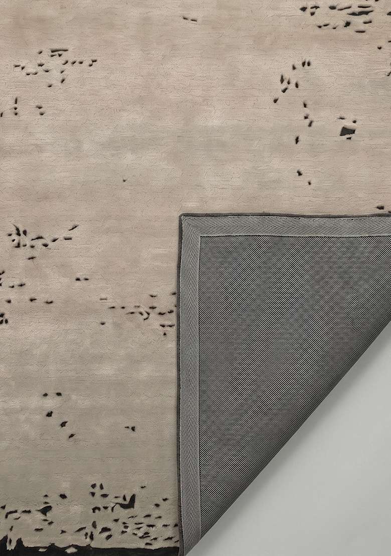 100% Wool Handmade Sage Green Rug | Rustic Solid Carpet With Cotton Backing For Living Room - Indya