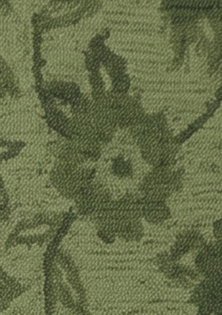 Saffron Rugs Hand Tufted Olive Green Floral Transitional Rectangular Wool Area Rug - Indya