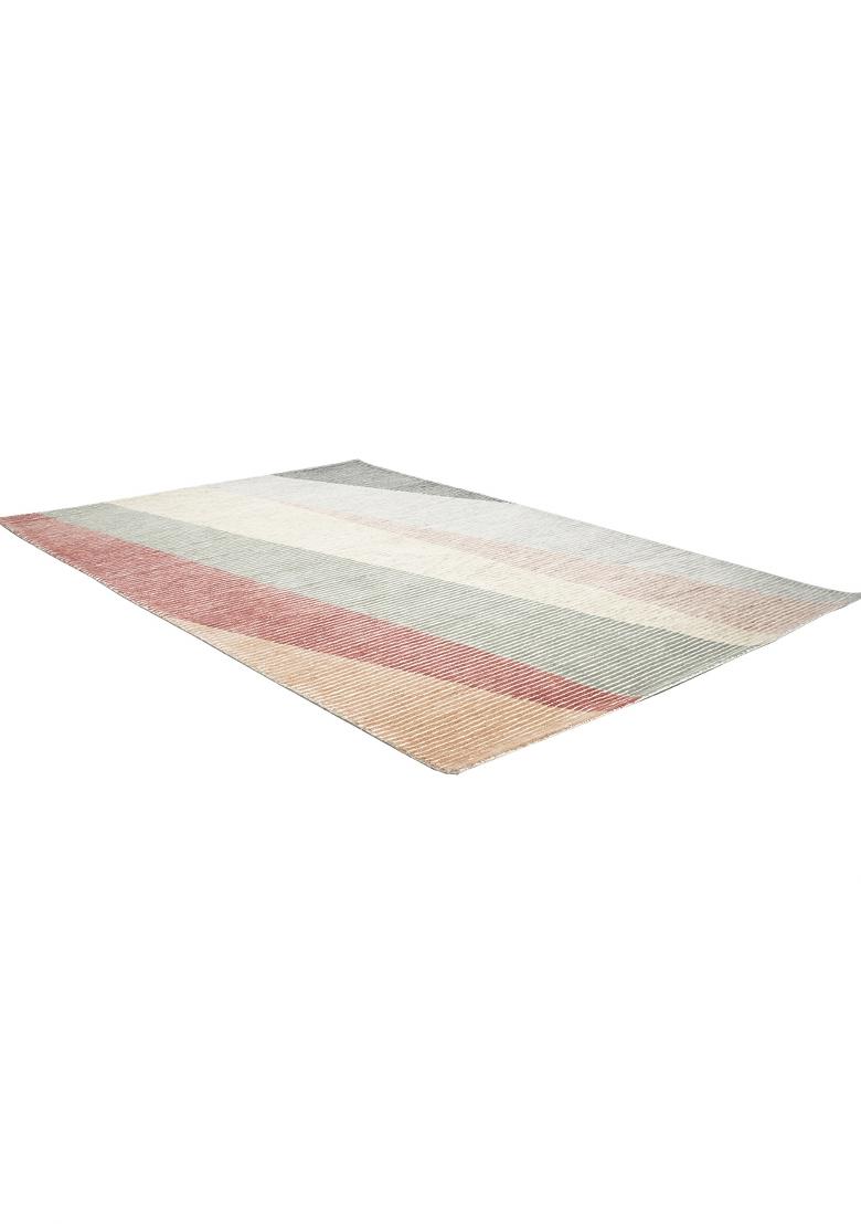 Saffron Rugs Hand Tufted Multicolor Striped Contemporary Rectangular Wool Area Rug - Indya
