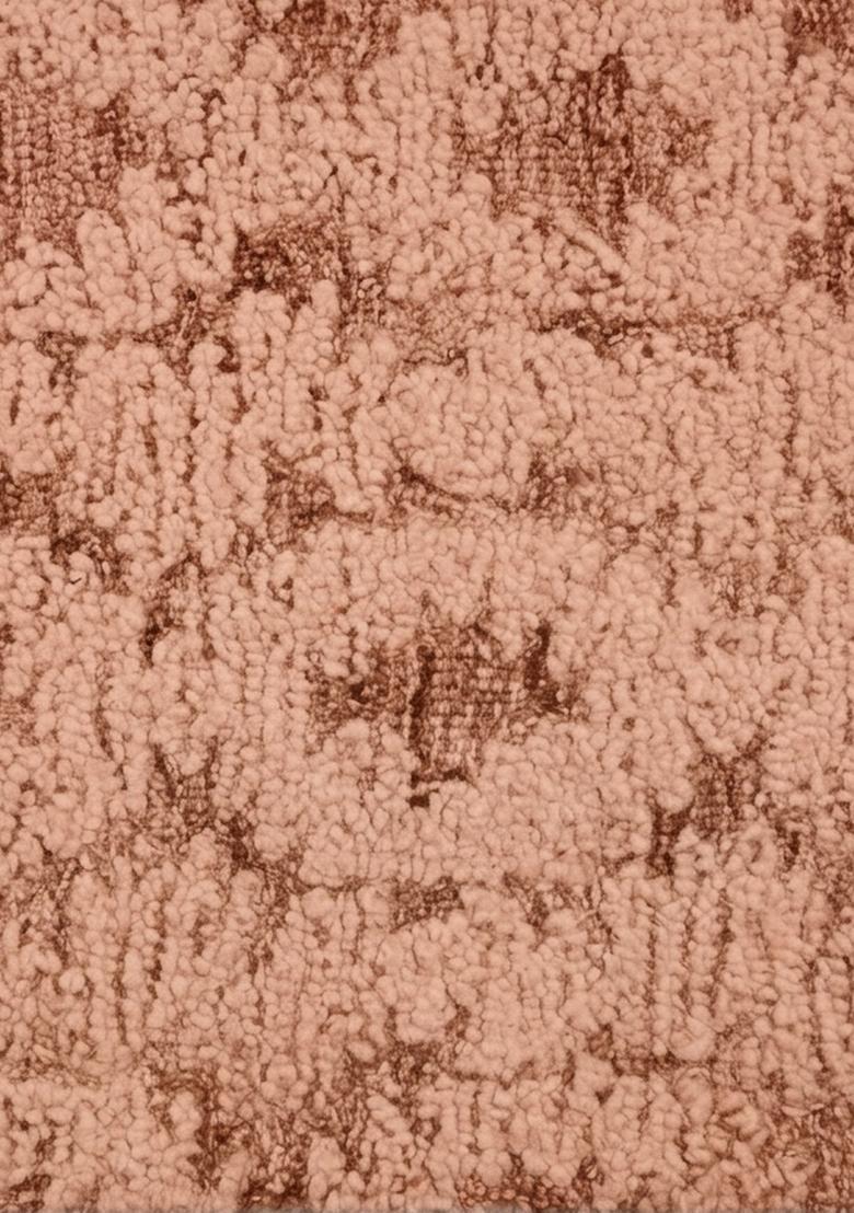 Saffron Rugs Hand Tufted Dusty Pink  Transitional Rectangular Wool Area Rug - Indya